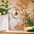 10 Year Anniversary Glass Clock Gift